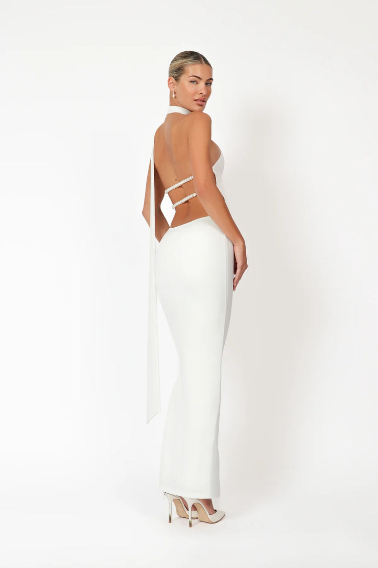 DRESS BIANCO PERLA